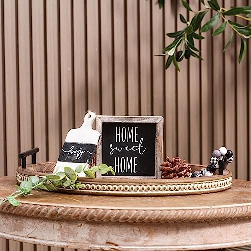 FESTWIND Coffee Table Tray with Handles