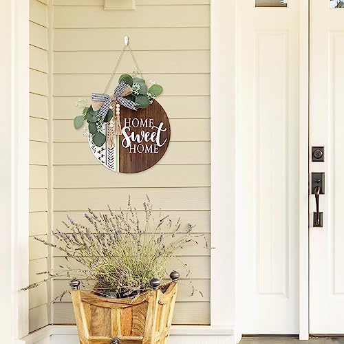 TOARTi 3D Welcome Door Wreath Decor Sign
