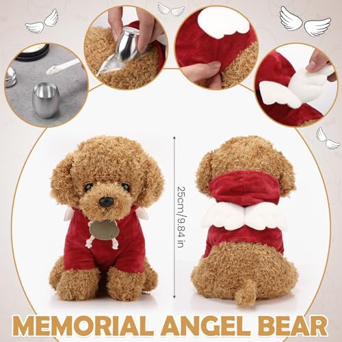 Shappy 2 Set Angel Dog Urn Memorial Keepsake