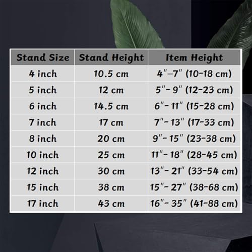 Iron Display Stand 2 Pack Black Easel Plate Photo Holder for Frames and Art