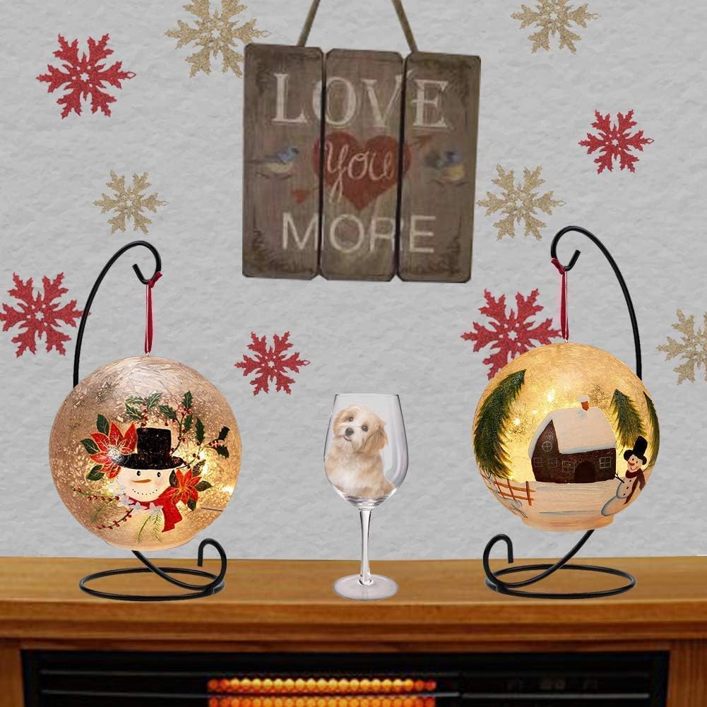 DaskFire Ornament Display Stand Holder Hook Pack