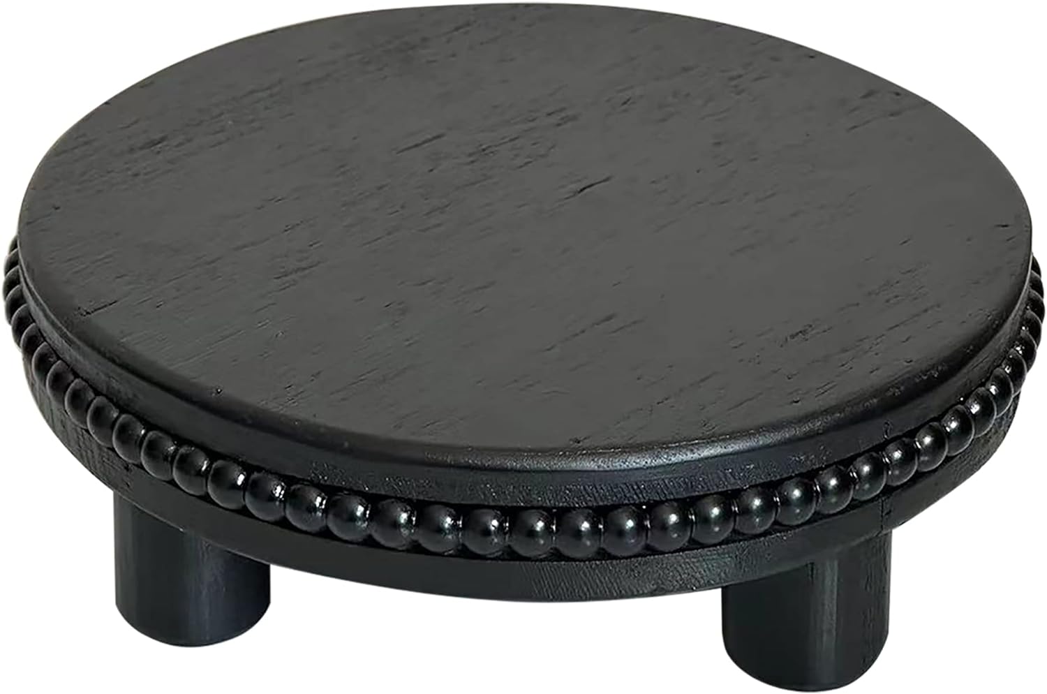 Farmhouse Beaded Wood Tray Risers for Display