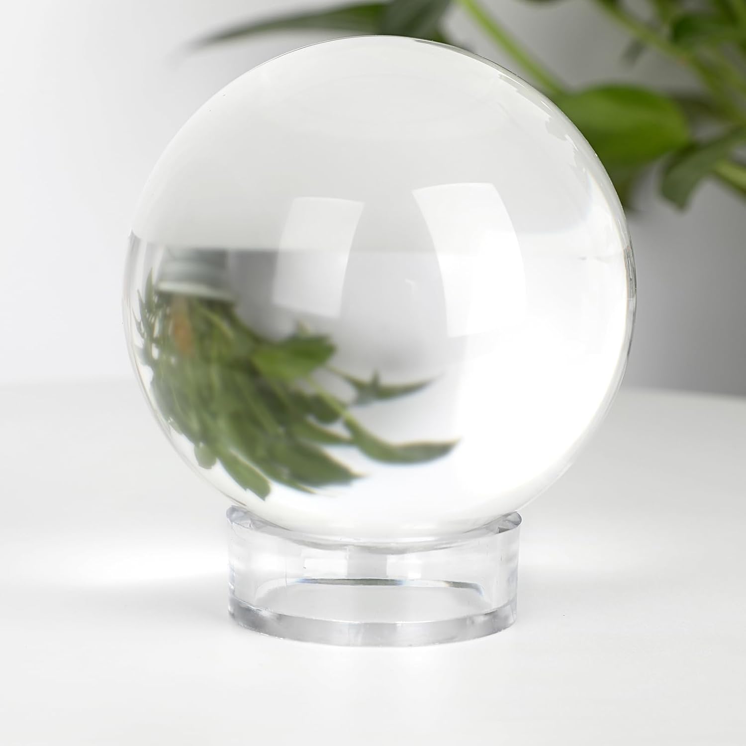 JUXYES 12 Clear Sphere Display Stands for Decorative Balls
