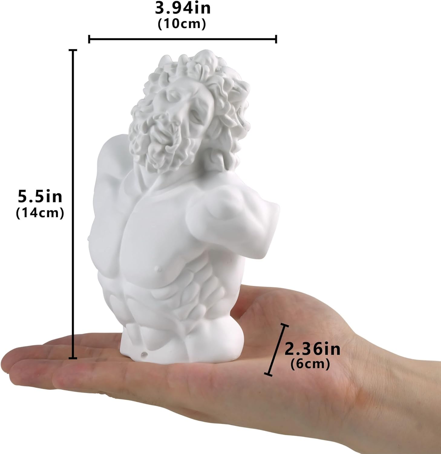 Garwor Laocoon Bust 55 Resin Sculpture Home Decor