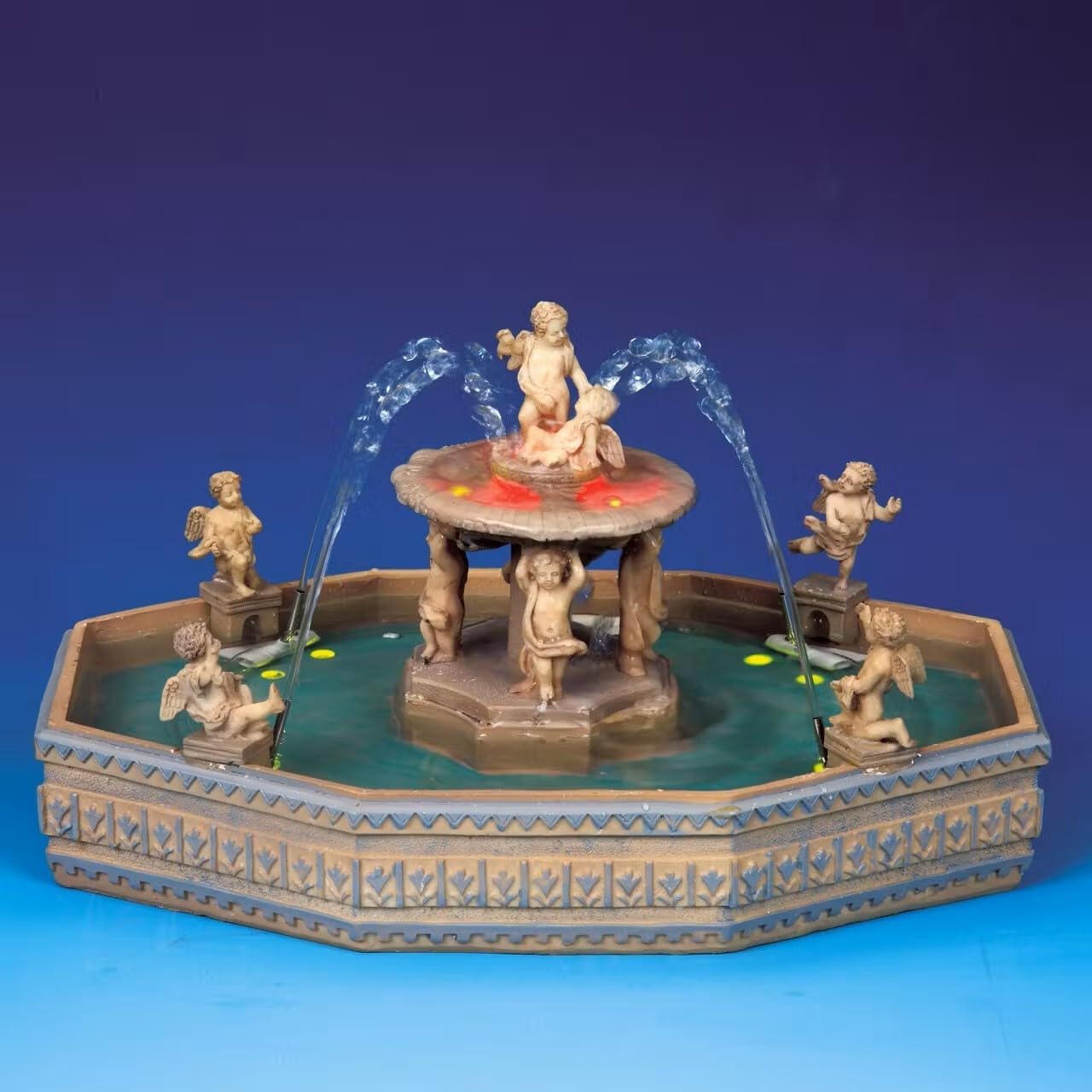 Lemax Lighted Village Fountain with 45V Adaptor