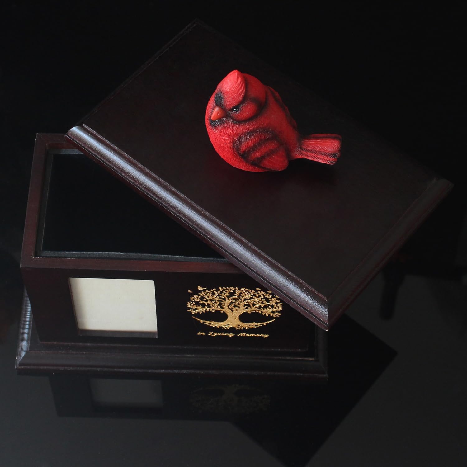 Contid Personalized Wooden Urn with Photo Frame