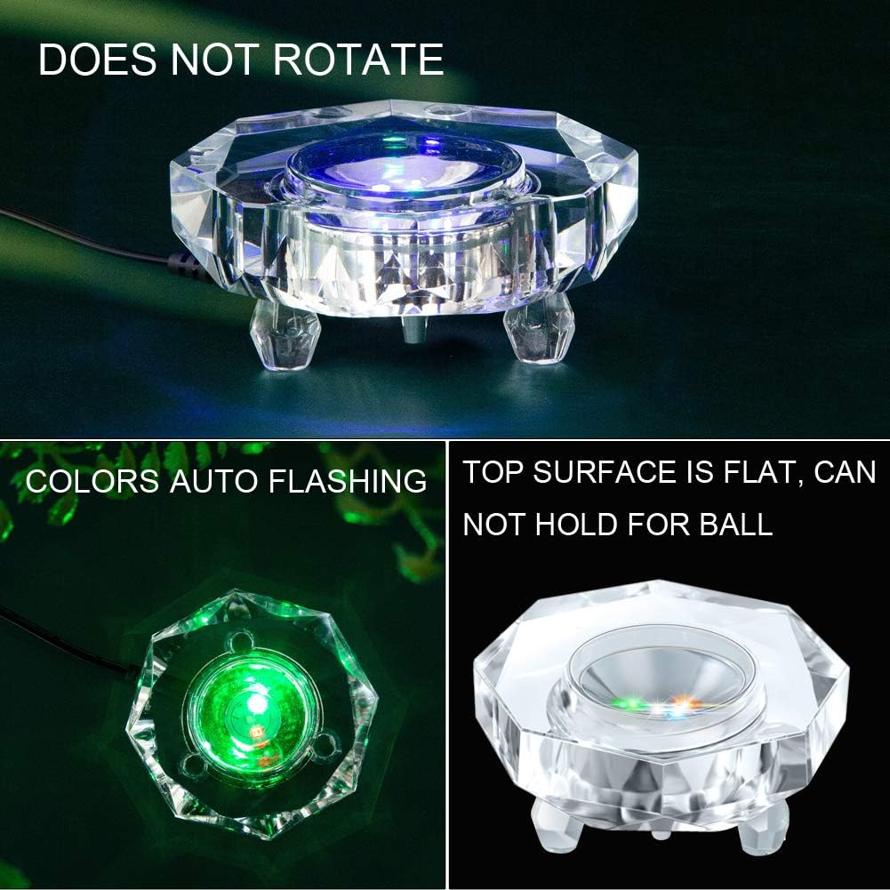 IFOLAINA Crystal LED Light Base for 3D Display