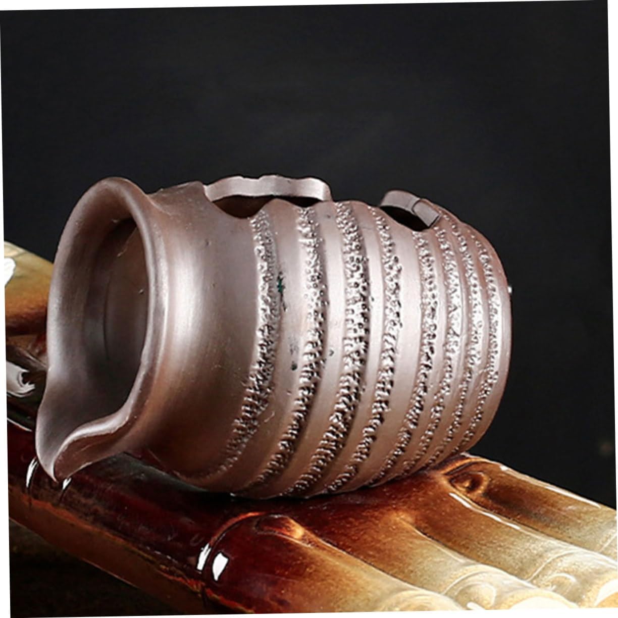 Vintage Ceramic Waterfall Jar for Home and Garden Decor