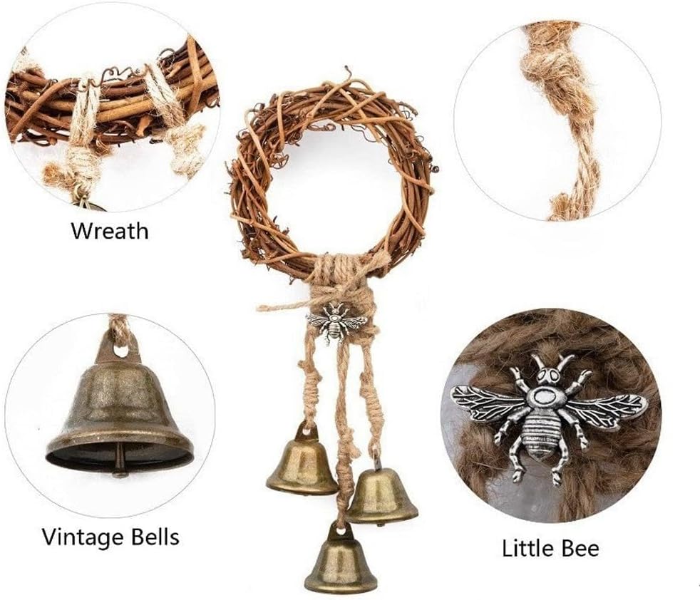Witch Bell Hanging Decor for Door Knob Protection