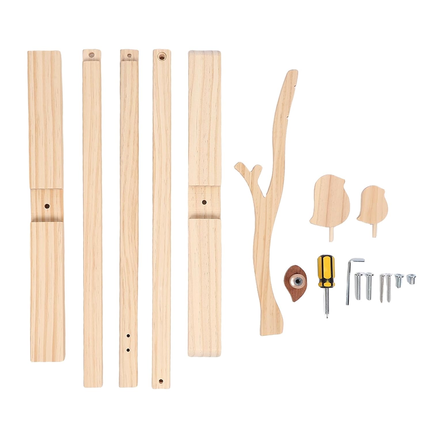 Wooden Crib Mobile Stand with Anti Tip Design for Baby Nursery