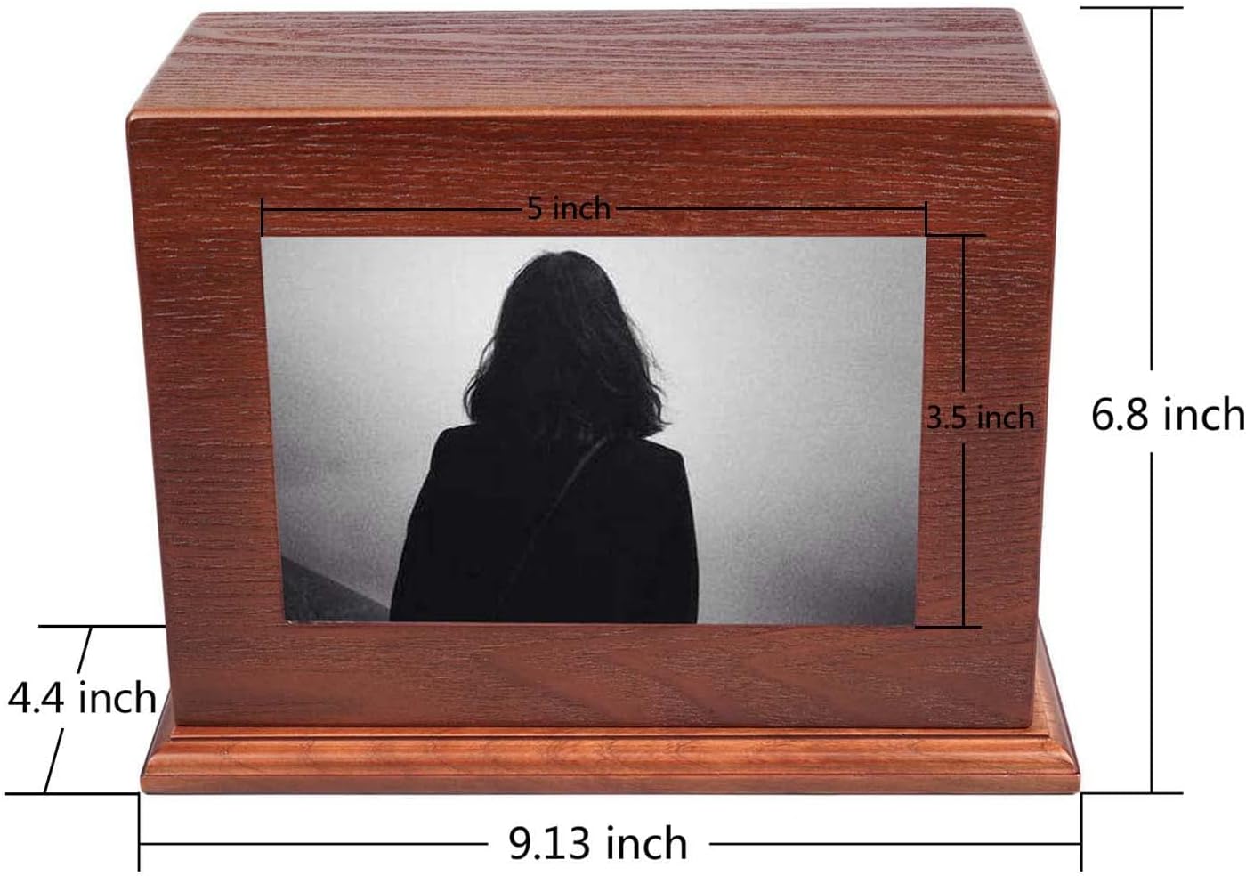 Premium Wooden Cremation Urn for Ashes Dignified Design
