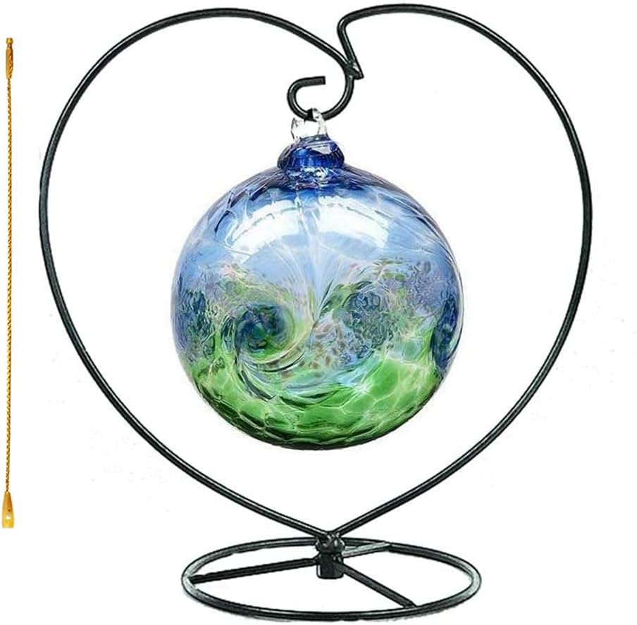 Swiftion Ornament Display Stand with 1 Rope String Holder Heart Shape Decoration Rack