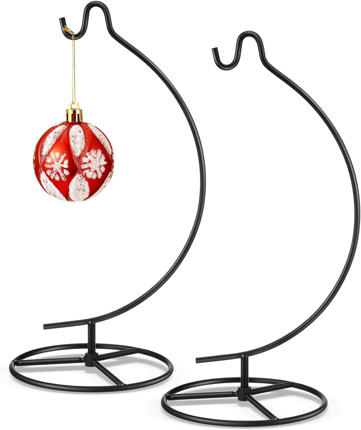 Baderke 2 Pack Ornament Display Stand Hanging Hook