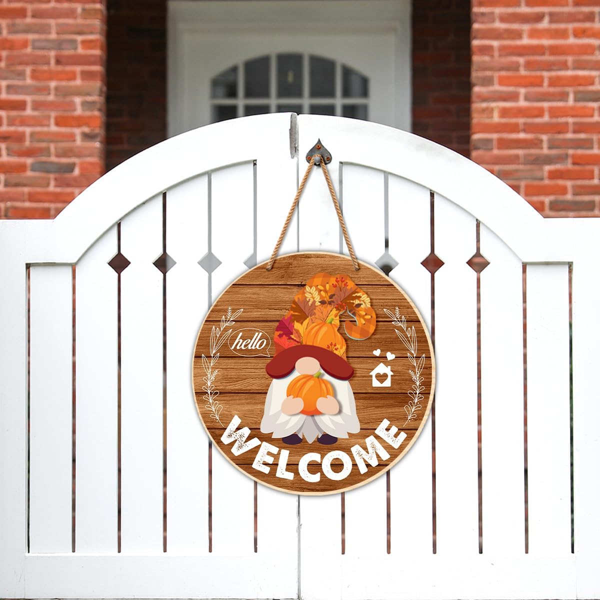 21 Pcs Interchangeable Wooden Gnome Door Decor for All Seasons