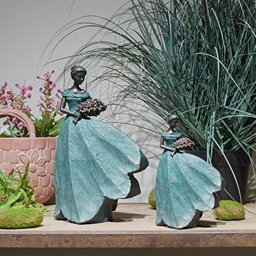 Guichifun Fairy Statue Leaf Angel Girl Home Decor