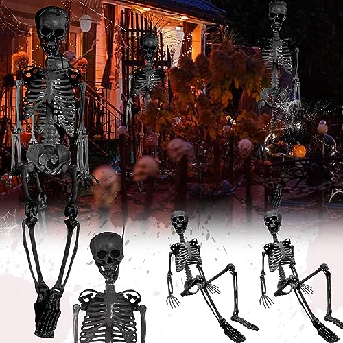 Realistic 3ft Halloween Skeleton Prop with Movable Joints