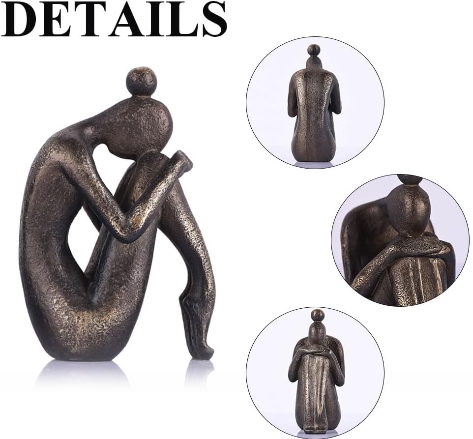 Brown Resin Decorative Bookends for Shelves