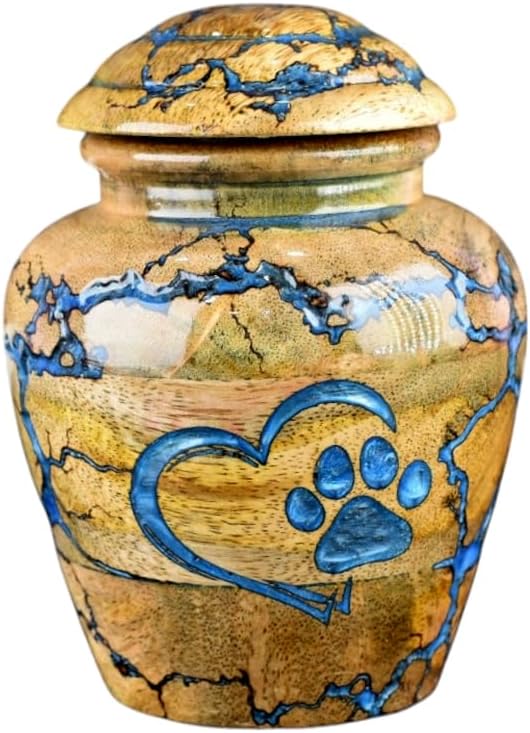 Merit Wooden Craft Cremation Urn for Pet Ashes Large 200 lbs