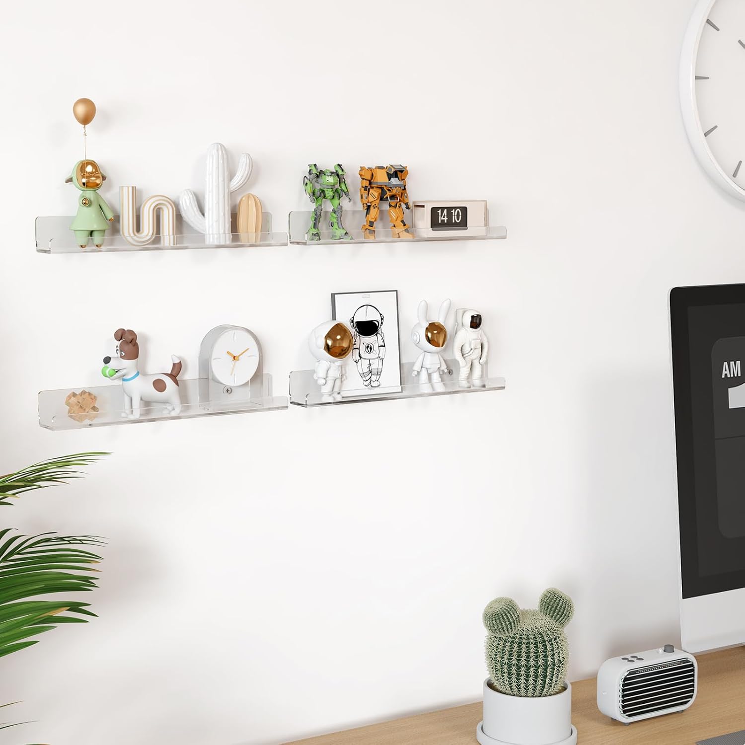 Lifewit Floating Shelves for Vinyl Records 6 Pack