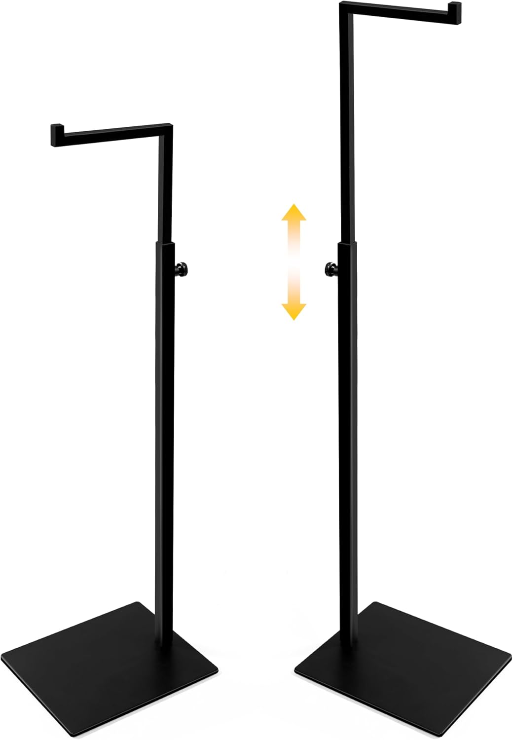 Adjustable Height Metal Jewelry Display Stand 2 Pack