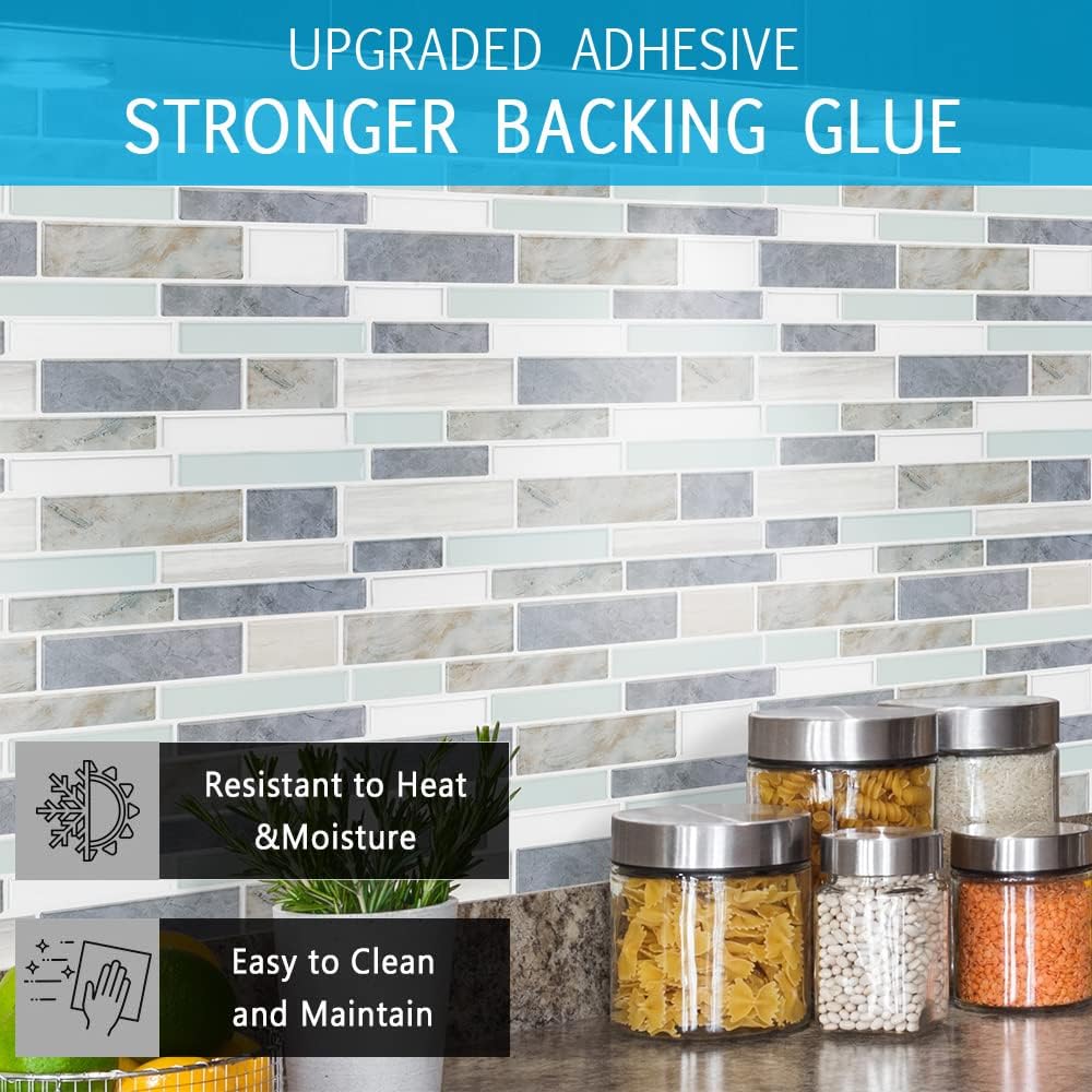 Vamos Tile 10-Sheet Peel and Stick Backsplash Tiles
