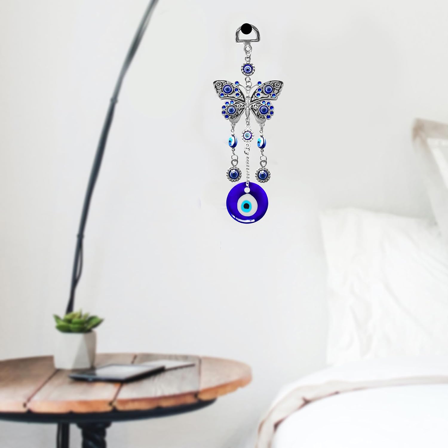 Blue Evil Eye Butterfly Wall Hanging Decor