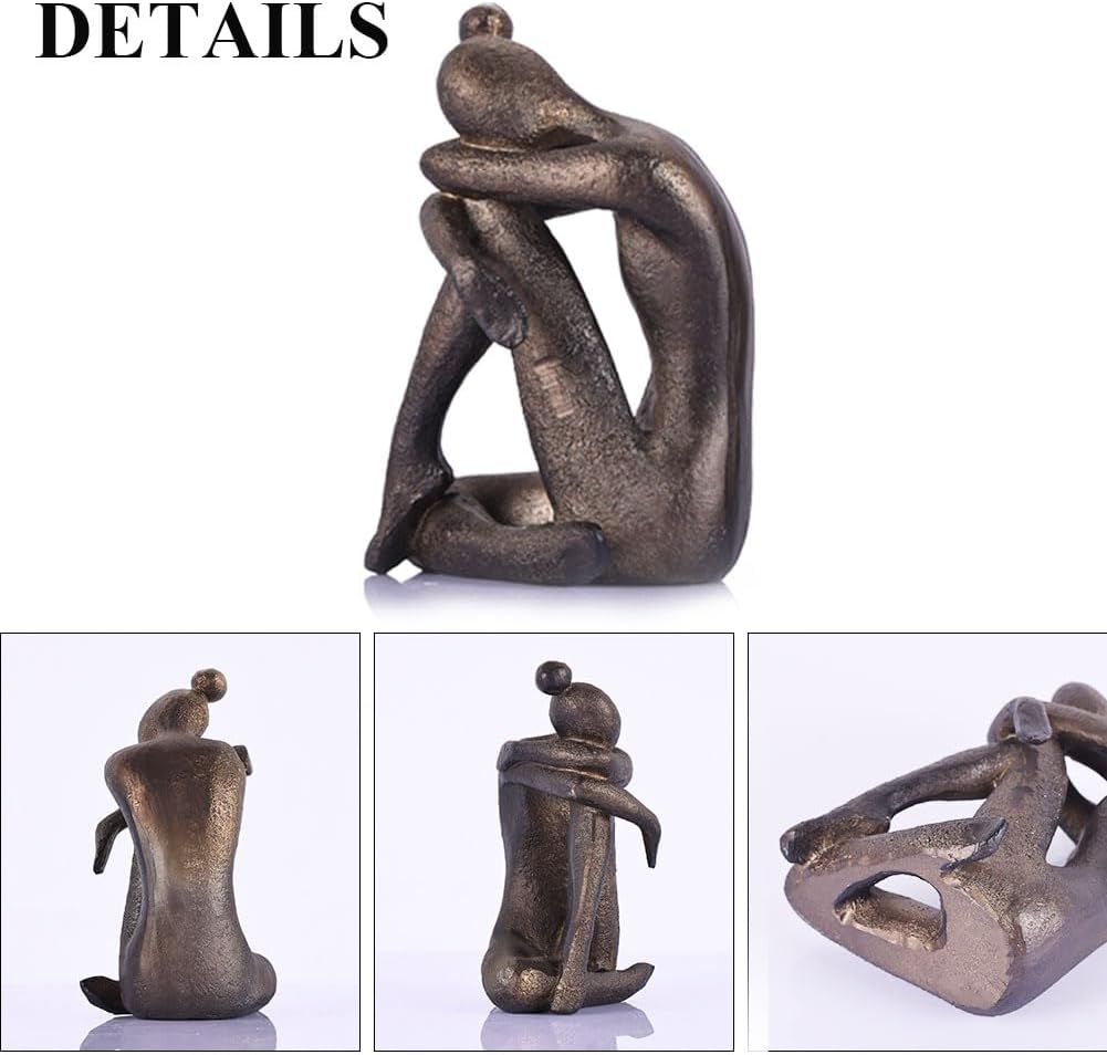 Brown Resin Decorative Bookends for Shelves