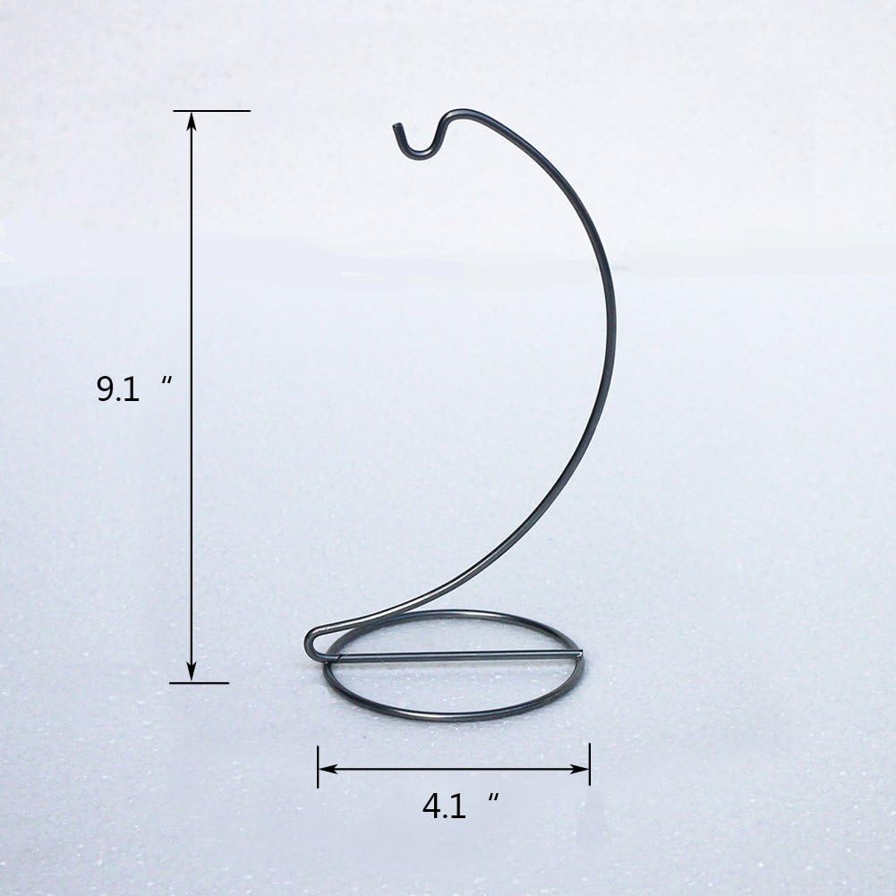 YEARCHY Ornament Display Hanger Rack Stand Hook for Christmas Party Decoration Black