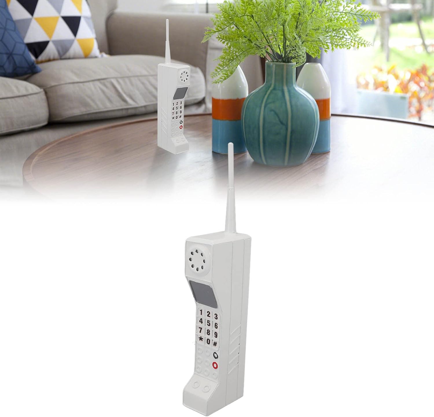 Diydeg Retro Mobile White Vintage Decor