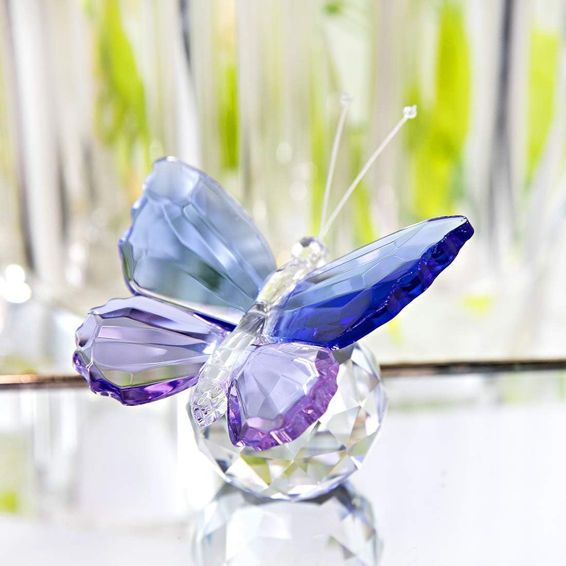 HD Crystal Butterfly Animal Ornament for Home Office Decor 1