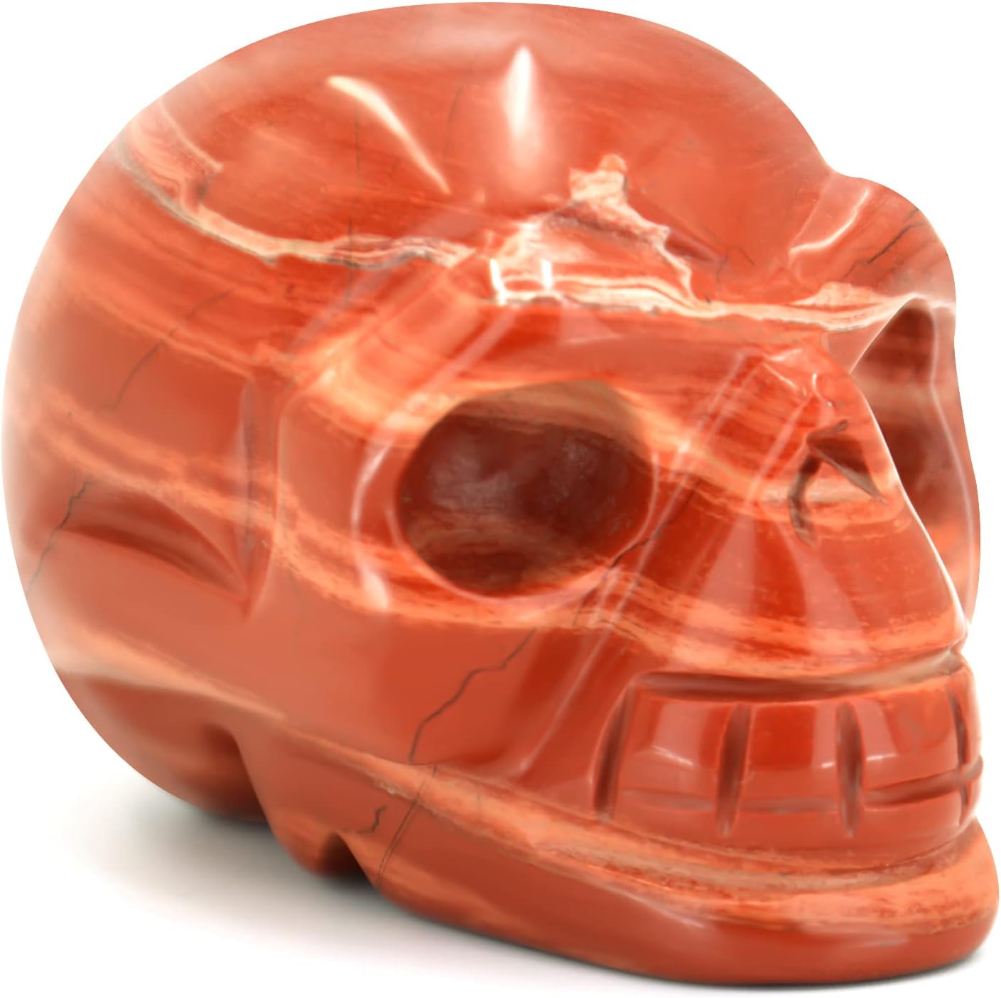 Skull Head Crystal Halloween Decoration Sculpture