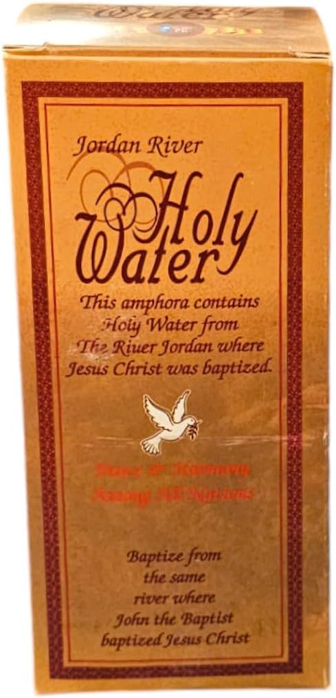 Jordan River Holy Water Set for Women - Glass Amphora Frankincense