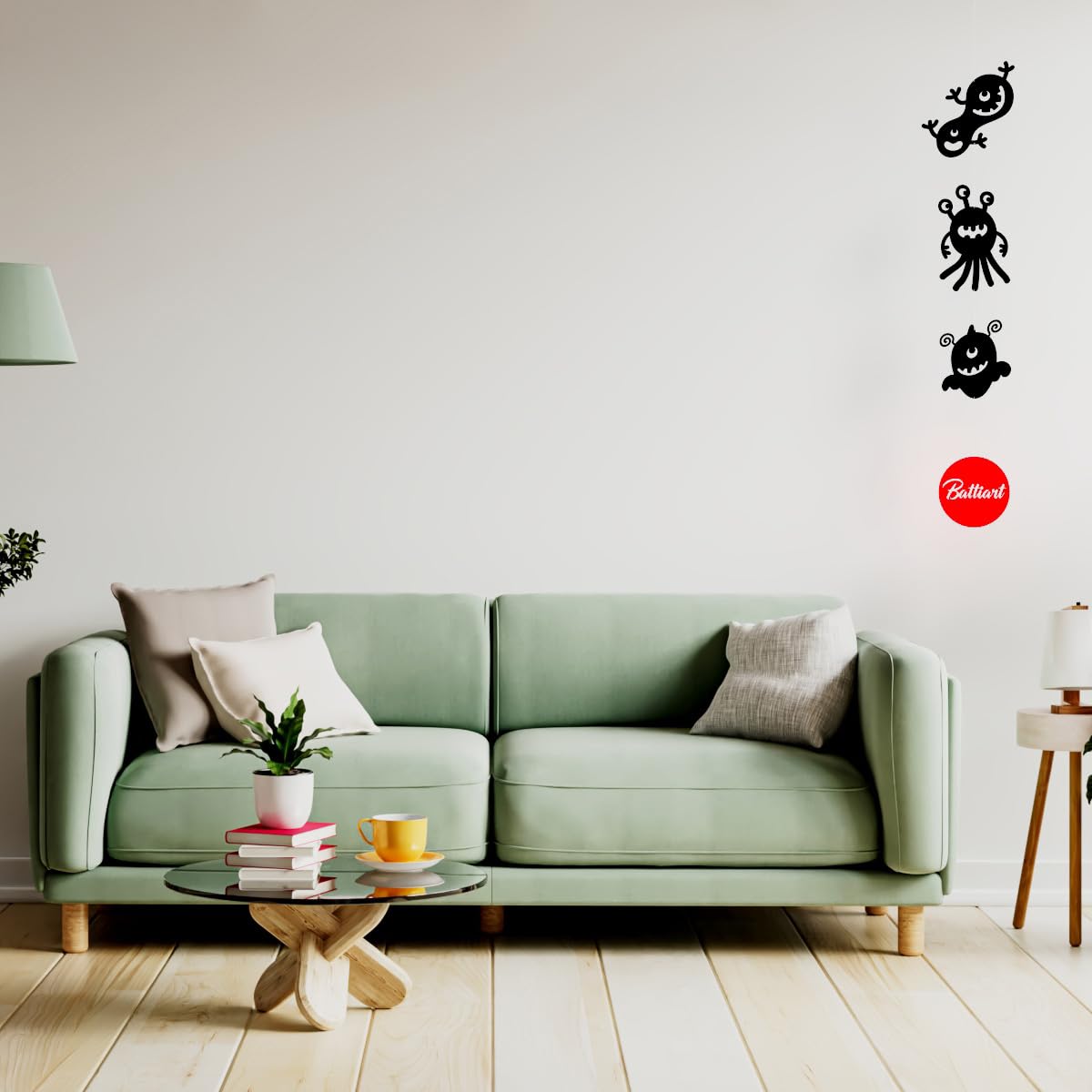 Adorable Monster Hanging Mobile for Kids Room Decor