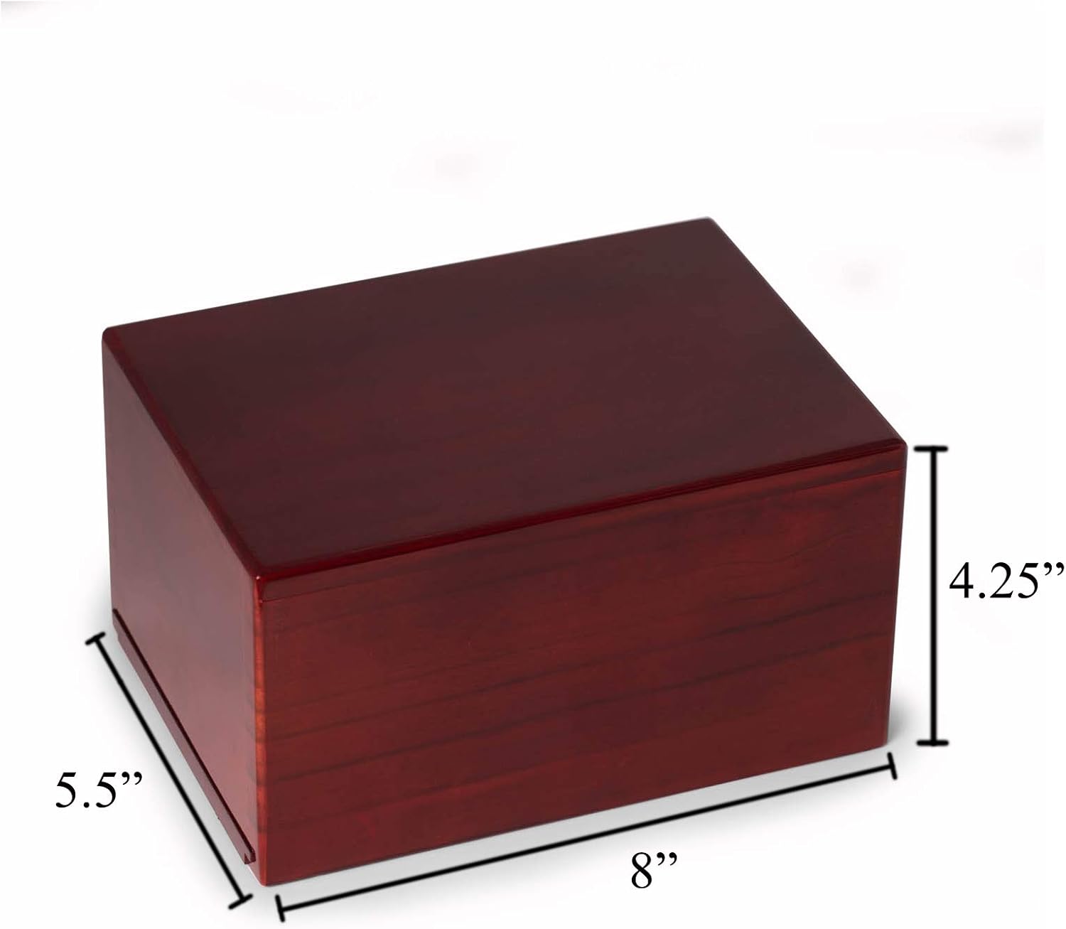 Deering Moments Custom Engraved Rosewood Urn for Human Ashes