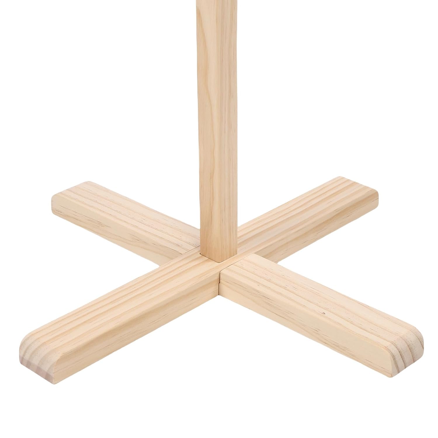 Wooden Crib Mobile Stand with Anti Tip Design for Baby Nursery