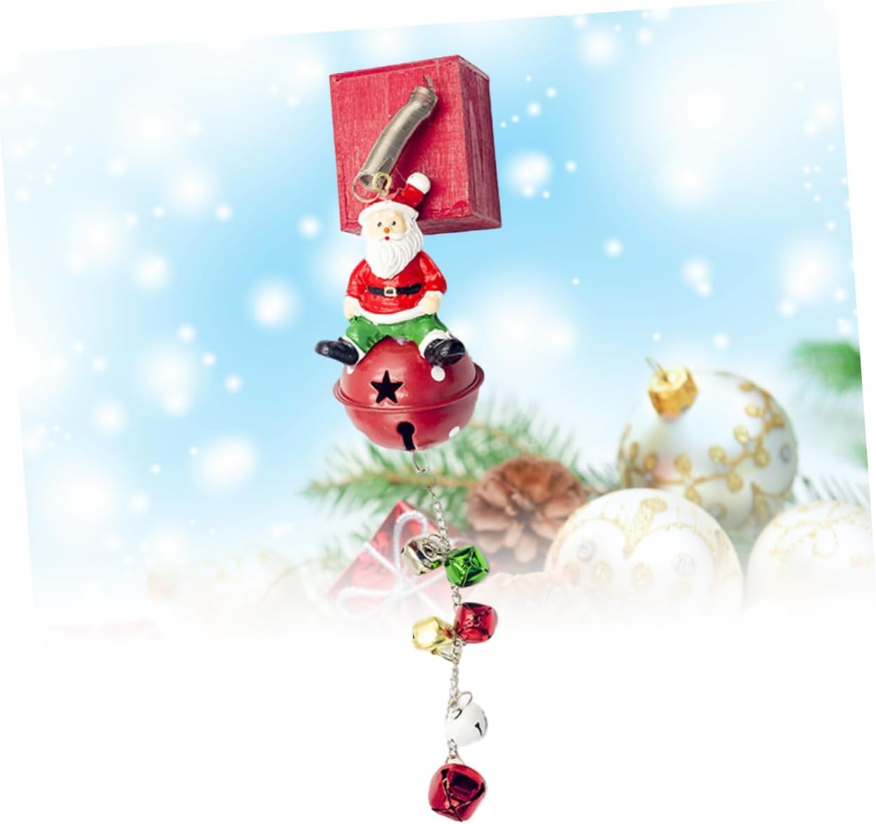 Garneck Unique Christmas Bell Pendant Decor Hanging Ornament for Tree Door Window
