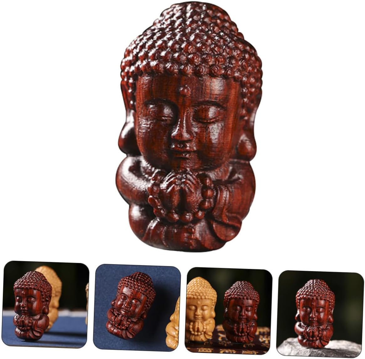 Happyyami Hanging Buddha Ornament Delicate Buddha Charm Decorative Pendant