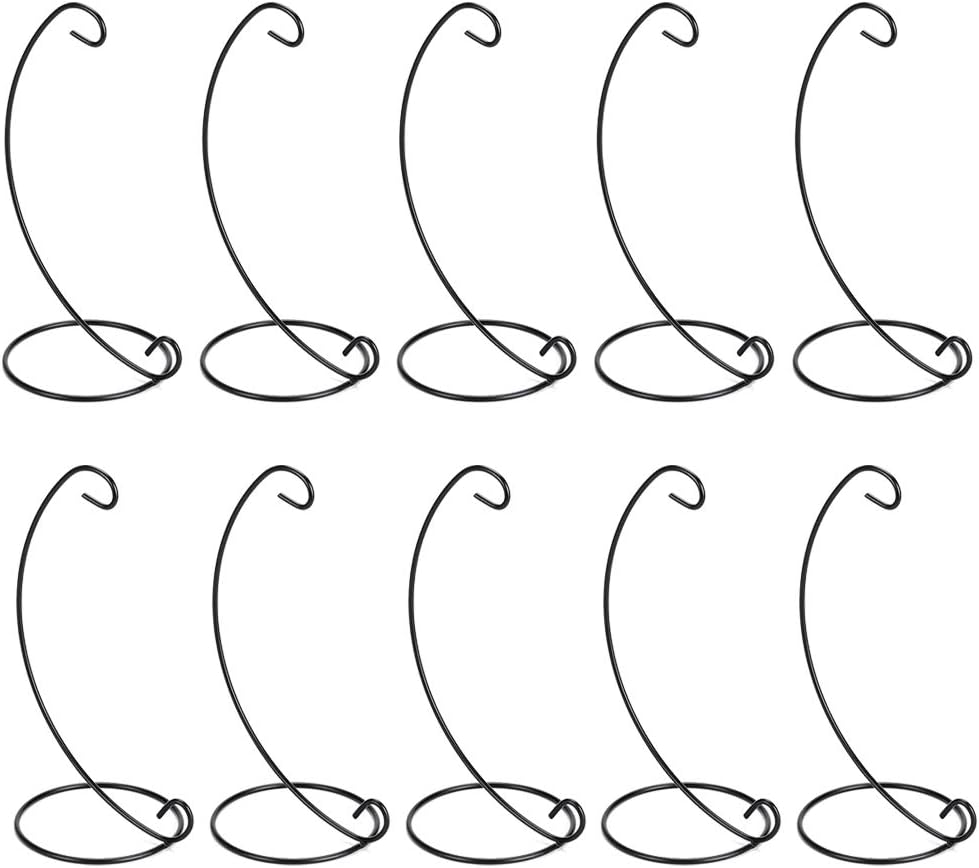 OwnMy 10 Pack Iron Hanging Ornament Display Stand