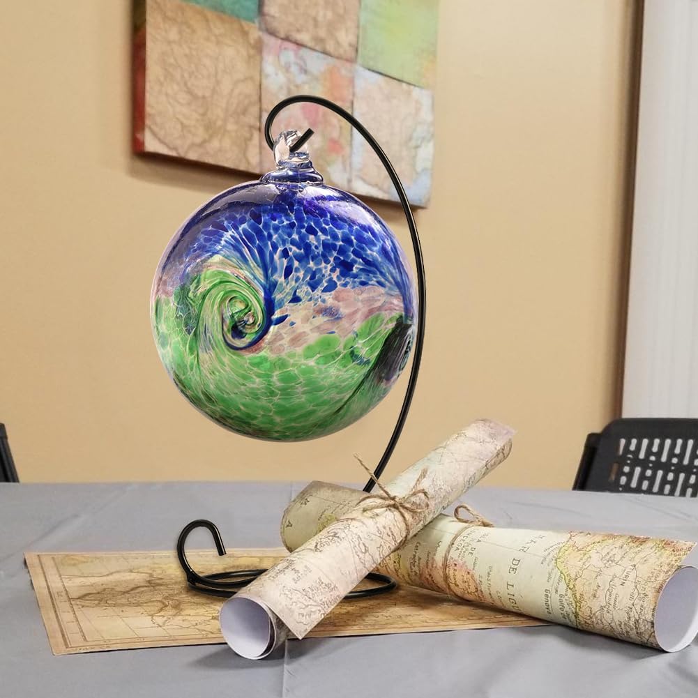 6 Pack 13 Inch Black Hanging Display Stands for Heavy Glass Decorations