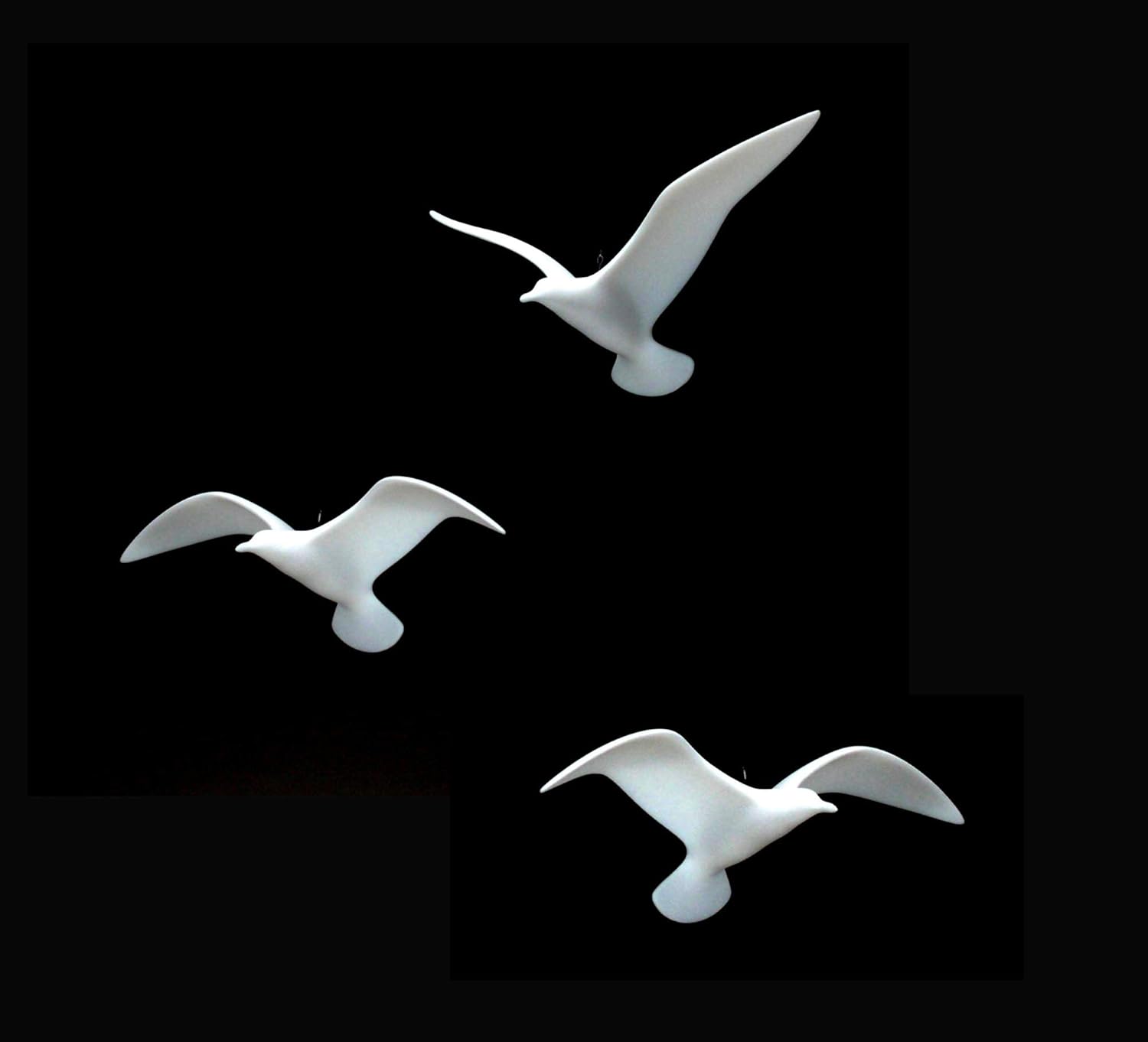 SEAGULL MOBILE Trio 9 Inch Wingspan Sculpture