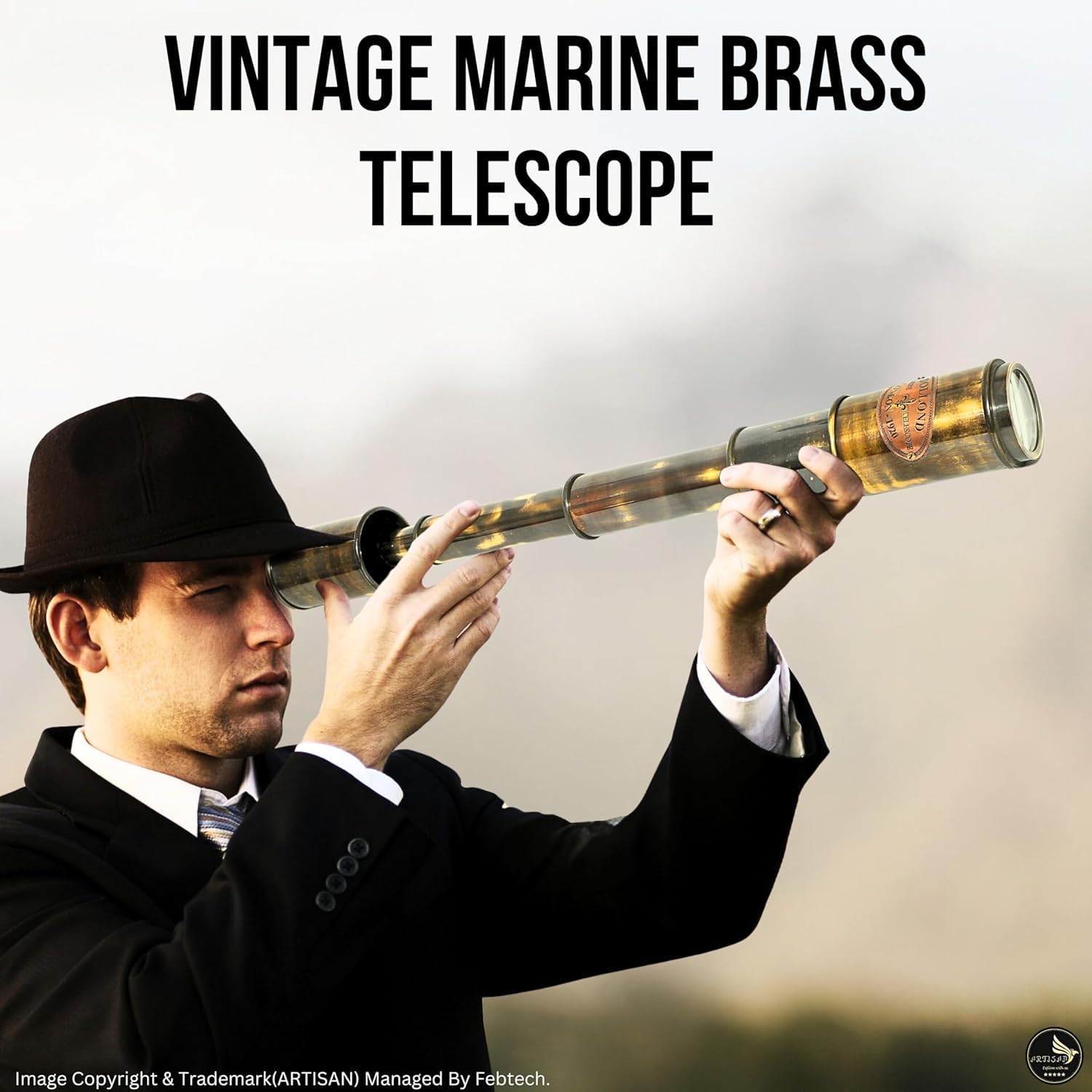 Scout Sailor Brass Telescope 19 Inch Vintage Decor