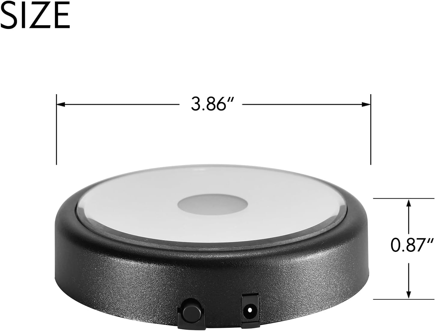 IFOLAINA Multicolor LED Light Base Display Stand Pedestal