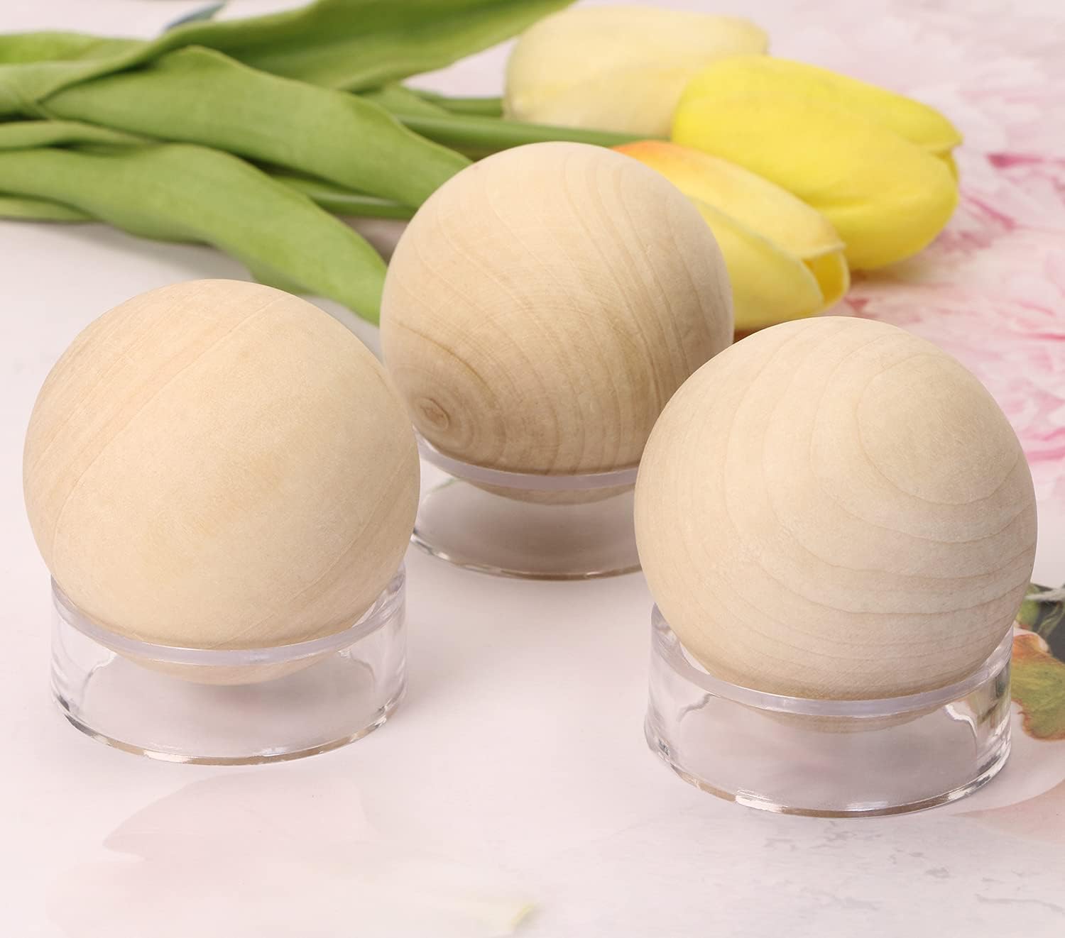 Penta Angel Acrylic Display Stands 12Pcs for Golf Ball Softball Tennis Spheres Jewelry Collections