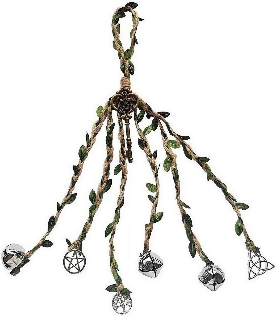 Witch Bell Hanging Decor for Door Knob Protection