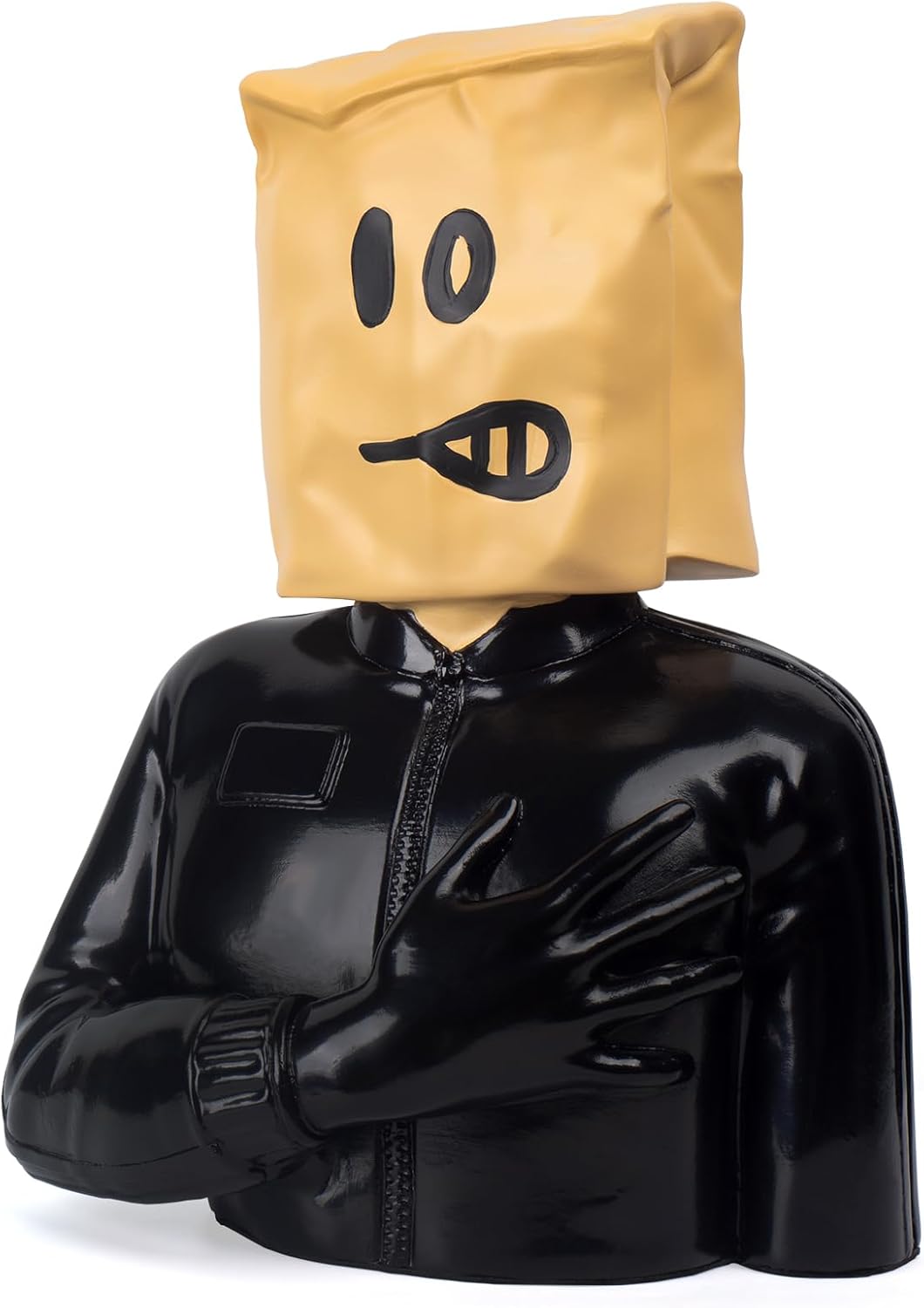 Anguished Mask Statue for Home Office Decor