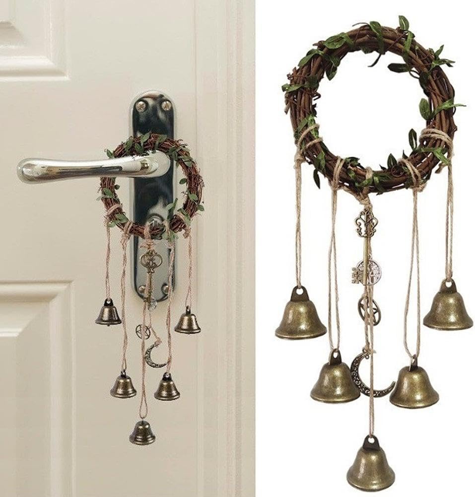Witch Bell Hanging Decor for Door Knob Protection