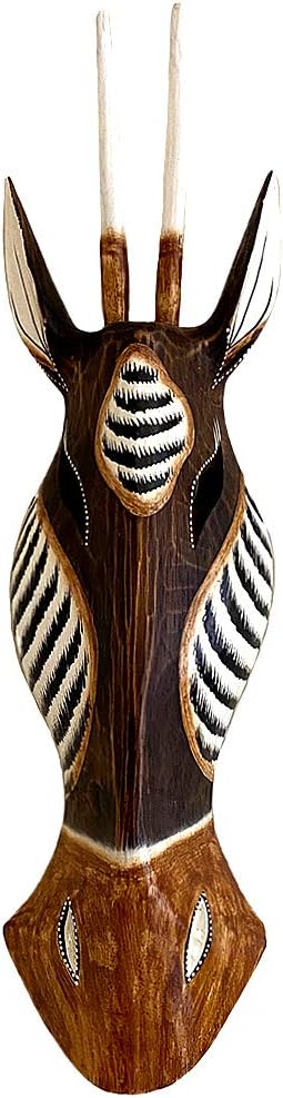 OMA African Giraffe Wall Decor Mask - Large Size