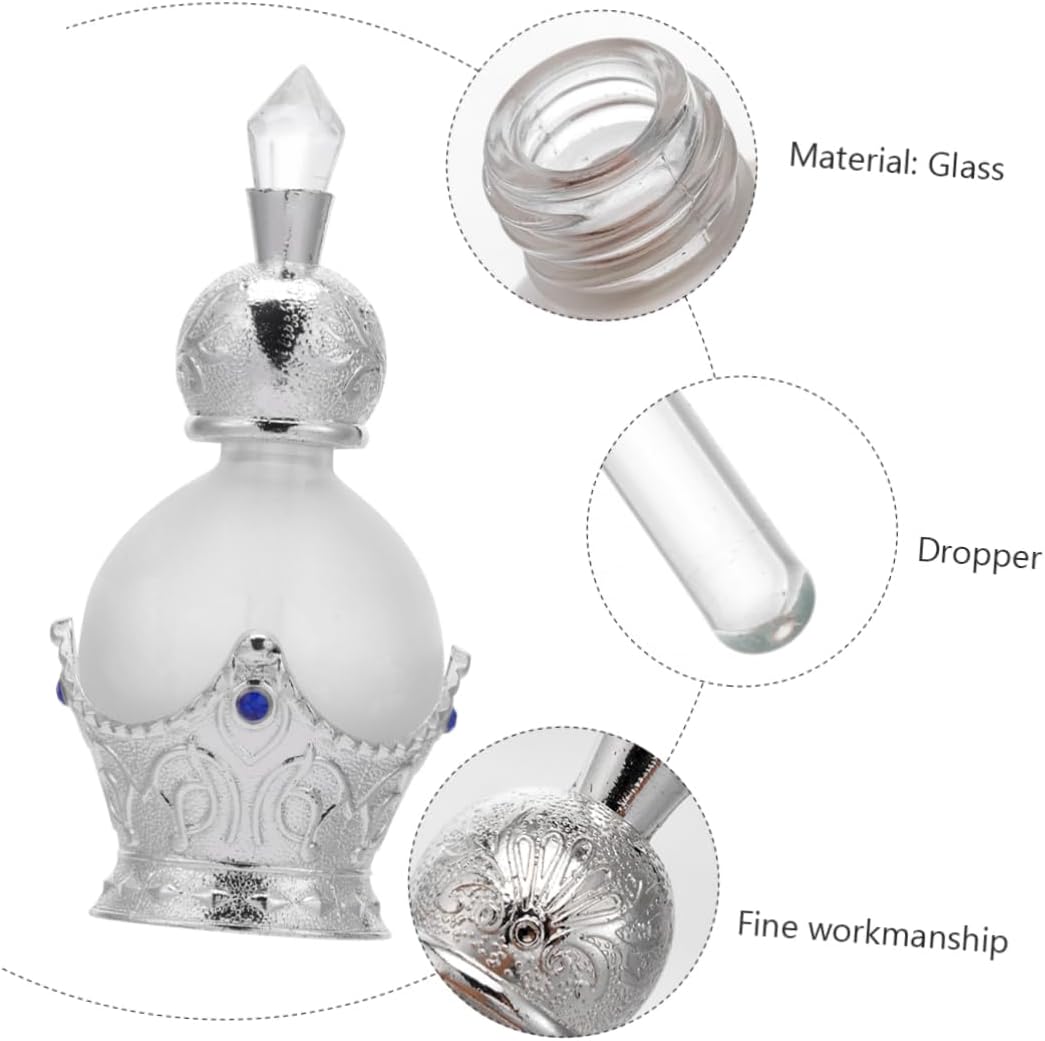 Vintage Glass Dropper Bottle for Essential Oils and Fragrances