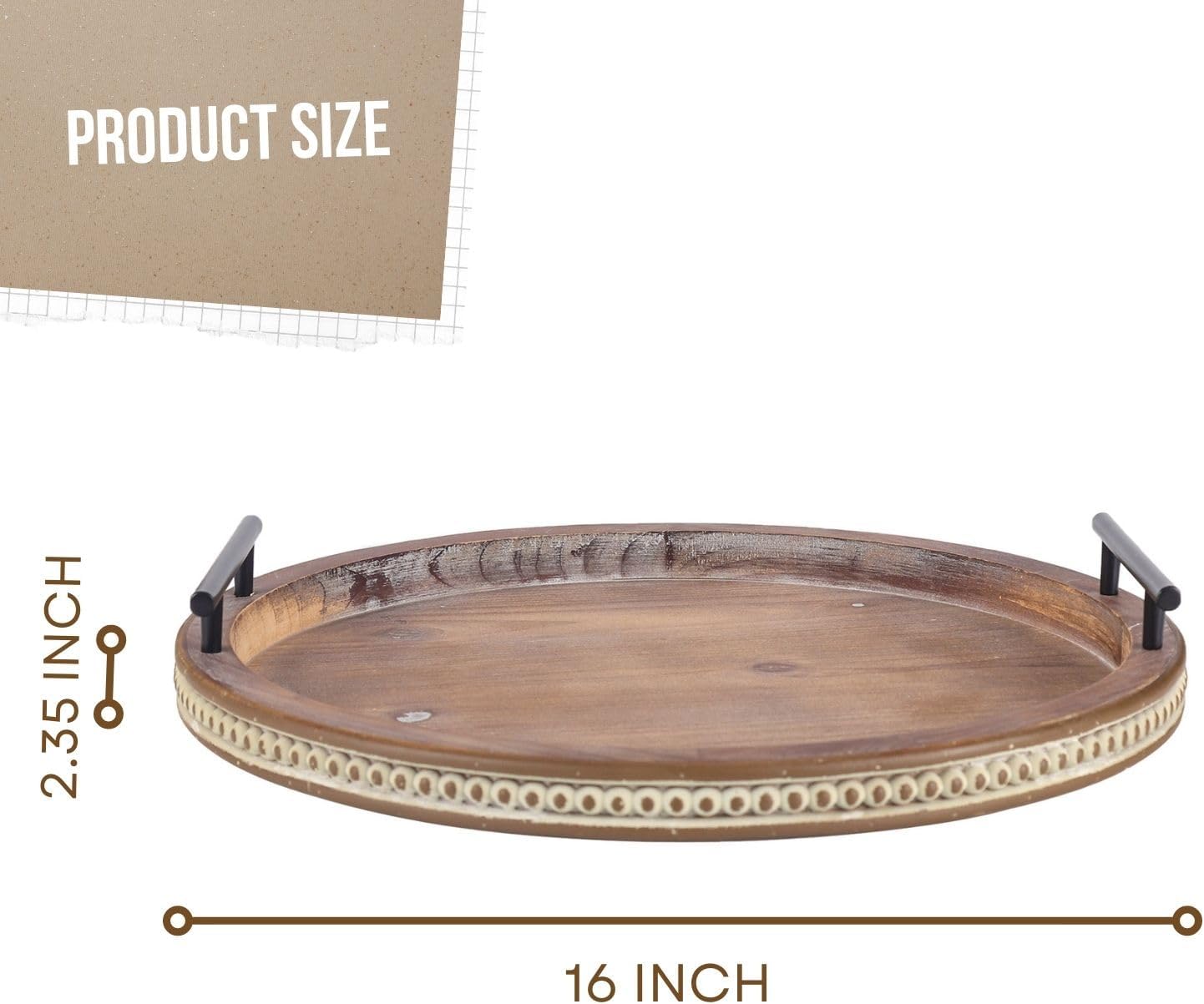 FESTWIND Coffee Table Tray with Handles