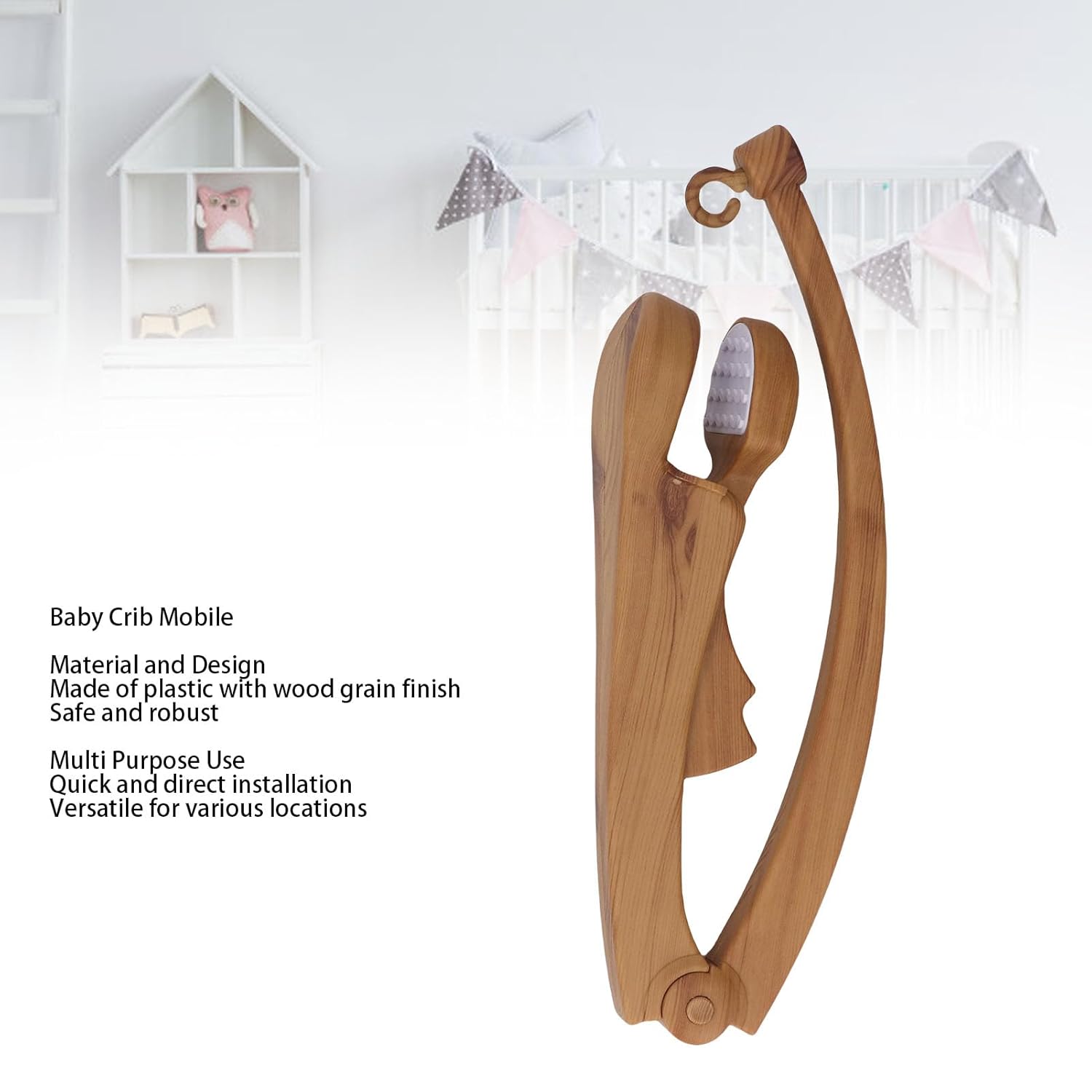 Baby Crib Mobile Holder Universal Non Slip Phone Stand Hanger for Stroller Bedside